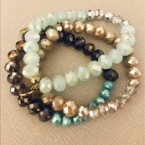 Beaded Bracelet Stack
